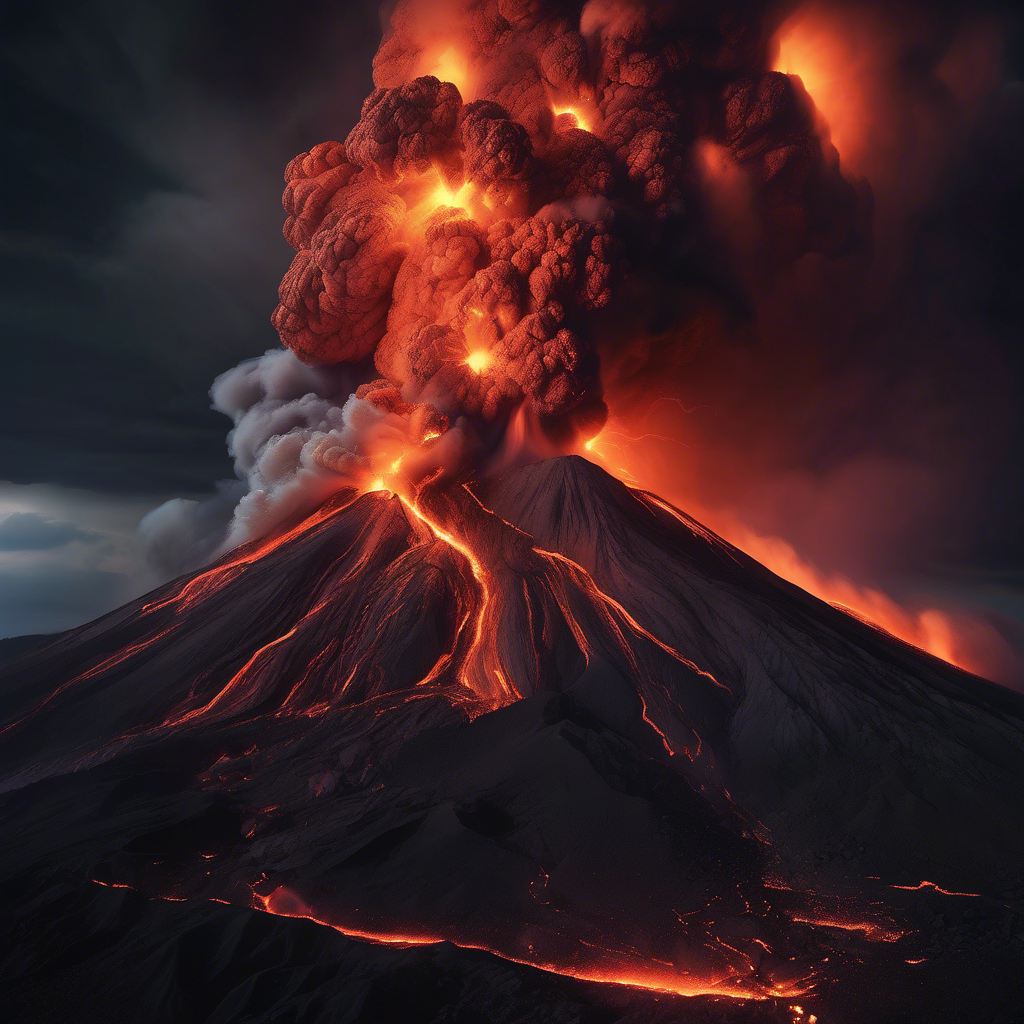 Sabías que los volcanes pueden producir relámpagos durante las erupciones.