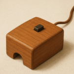 Sabías que el primer ratón de computadora fue hecho de madera.