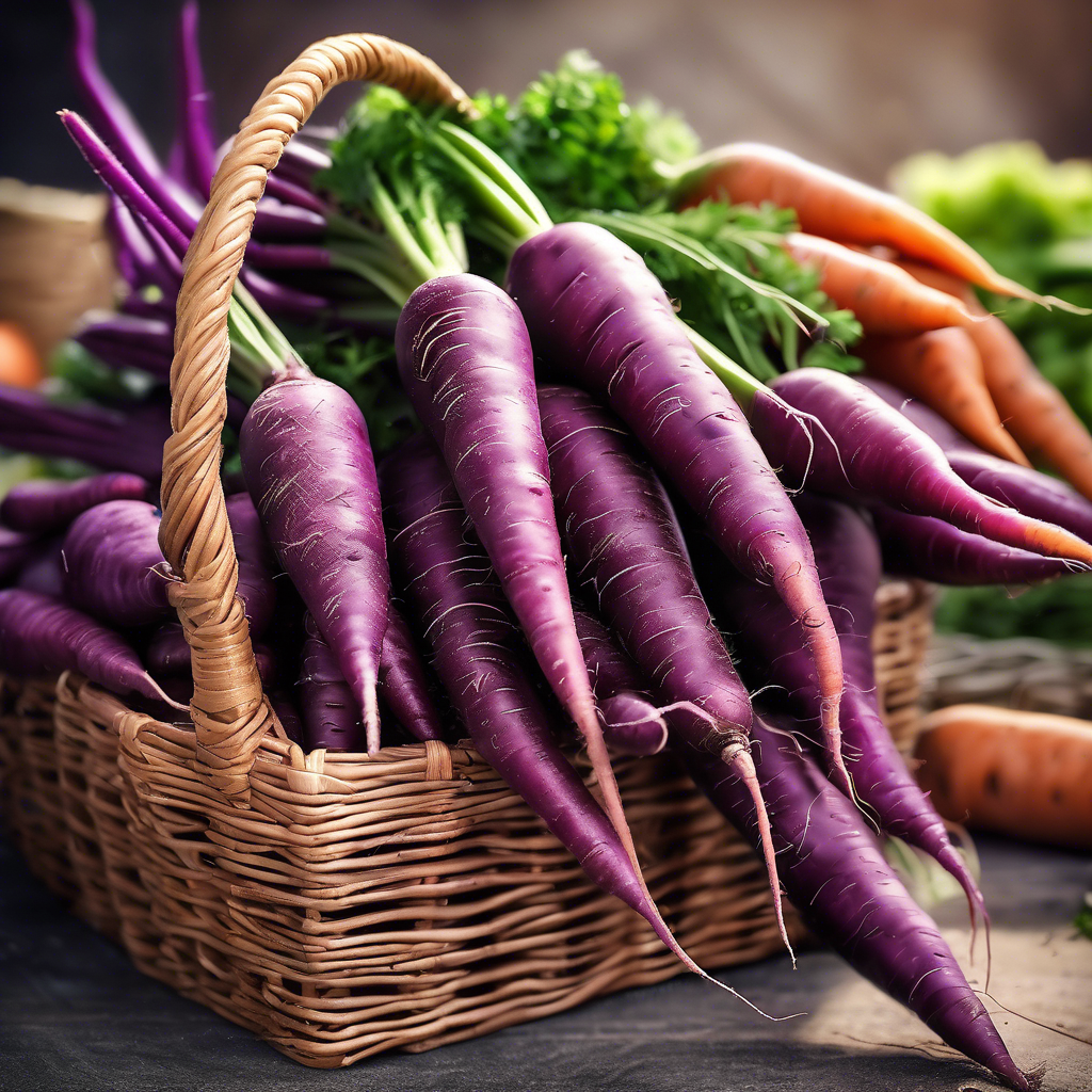 Sabías que investigaciones indican que las zanahorias solían ser moradas antes de ser naranjas.