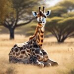 Sabías que estudios revelan que las jirafas duermen solo unos 30 minutos al día.