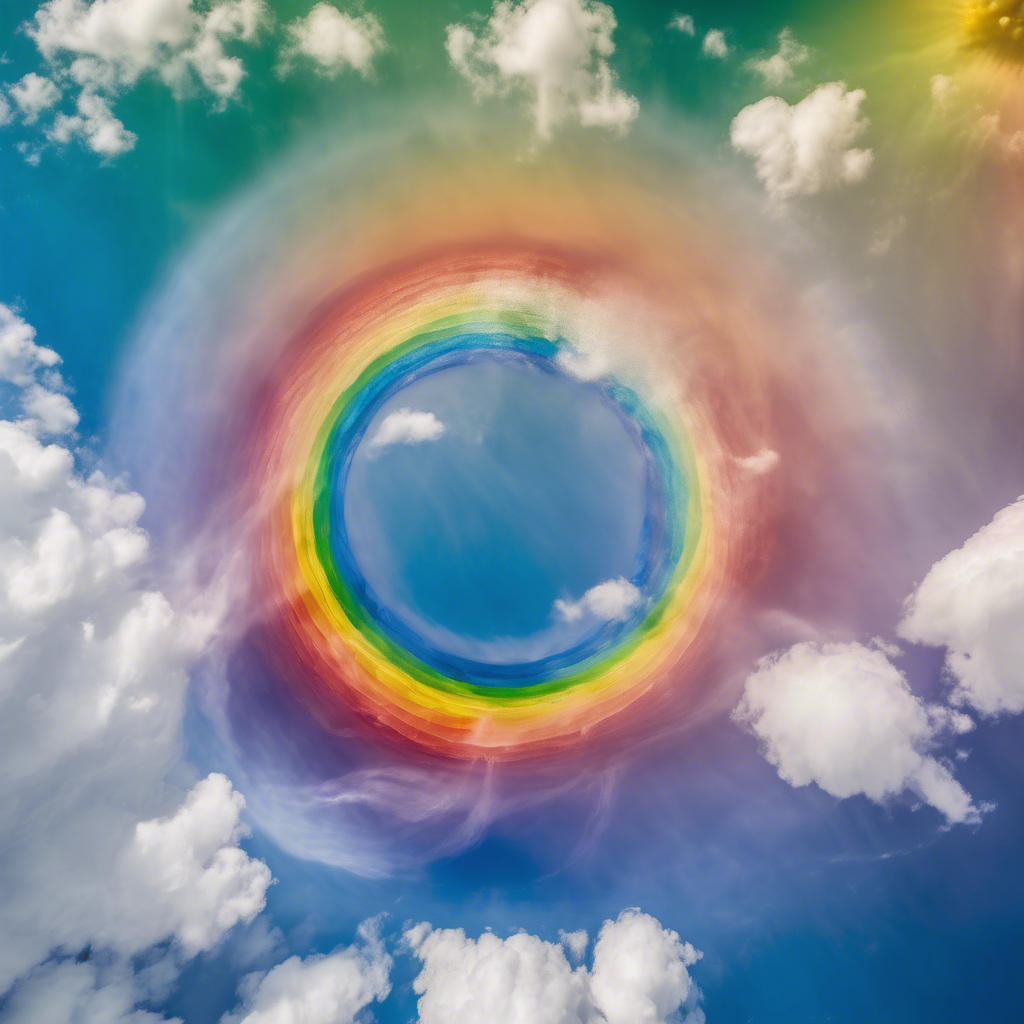 Sabías que investigaciones indican que los arcoíris pueden ser circulares vistos desde el cielo.