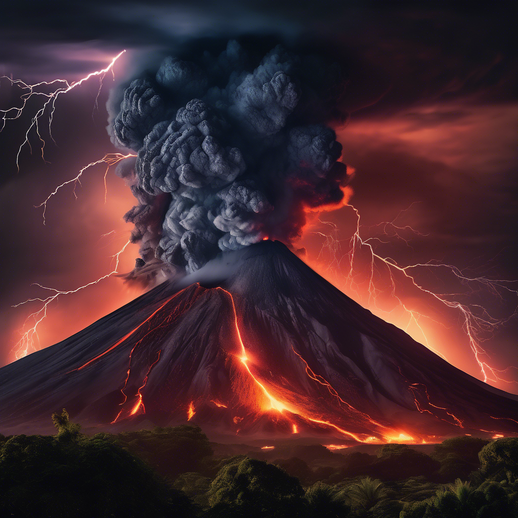 Sabías que al parecer, los volcanes pueden producir relámpagos durante las erupciones.