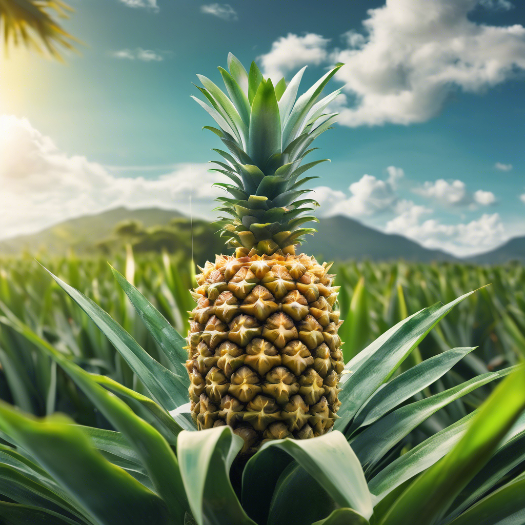 Sabías que estudios revelan que la piña tarda casi dos años en crecer.