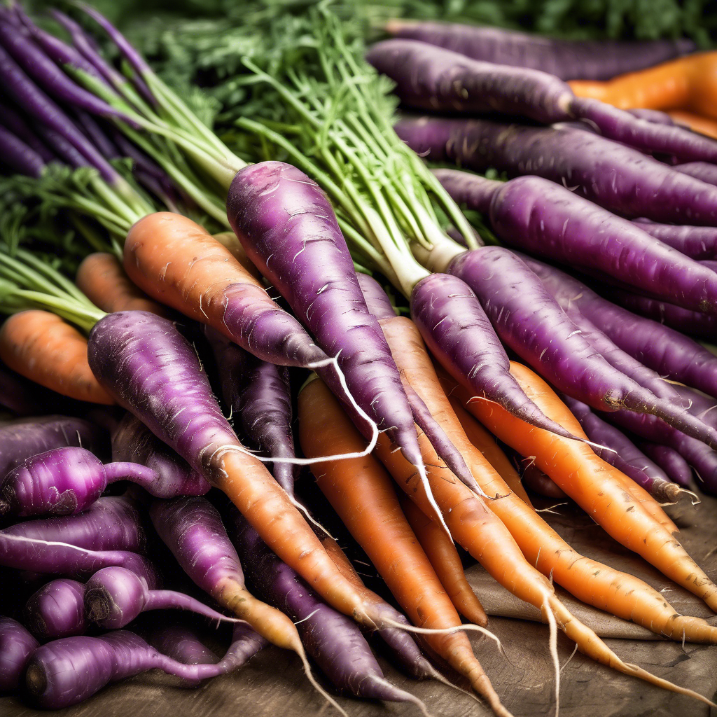 Sabías que las zanahorias solían ser moradas antes de ser naranjas.